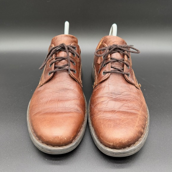 Josef Seibel Mens Oxford Dress Shoes Size 9 to 9.5 M Brown Leather EU 42 main image 4